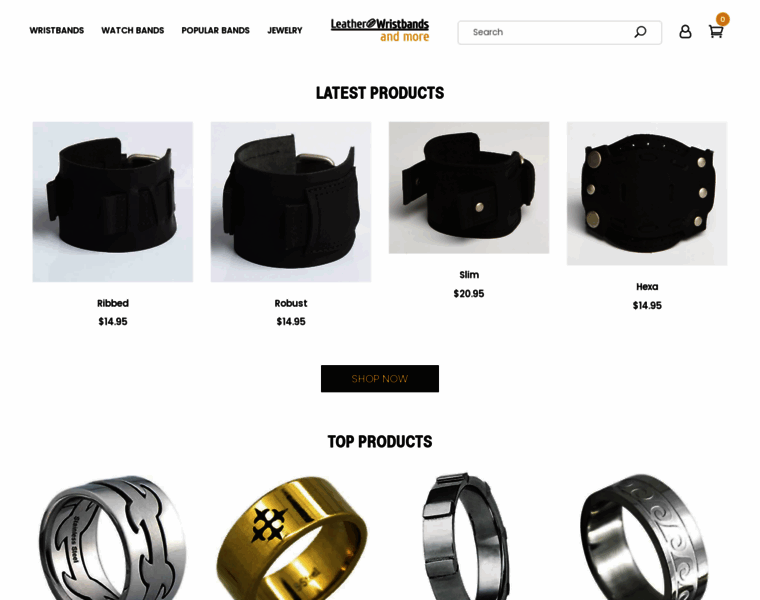 Leather-wristbands.com thumbnail