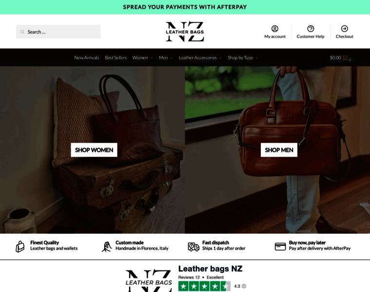 Leatherbags.co.nz thumbnail