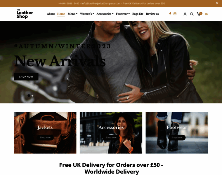 Leatherjacketcompany.co.uk thumbnail