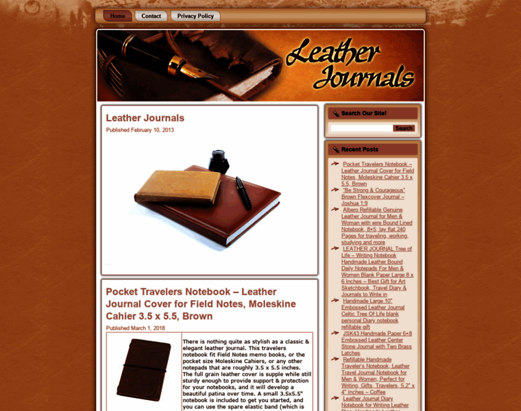 Leatherjournals-online.com thumbnail