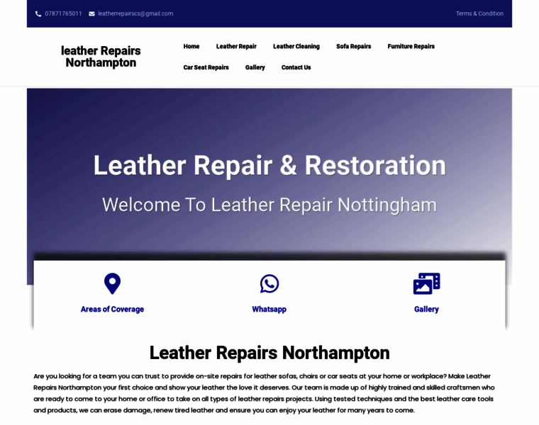 Leatherrepairsnorthampton.co.uk thumbnail