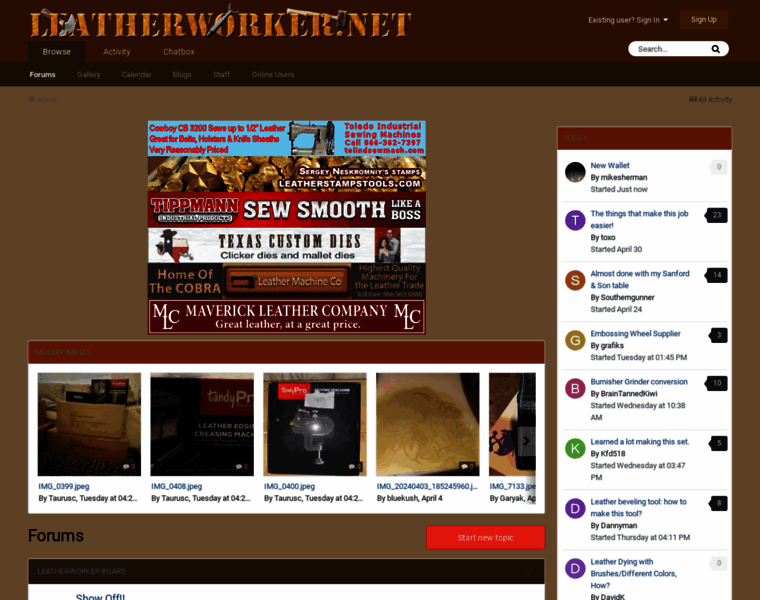 Leatherworker.net thumbnail
