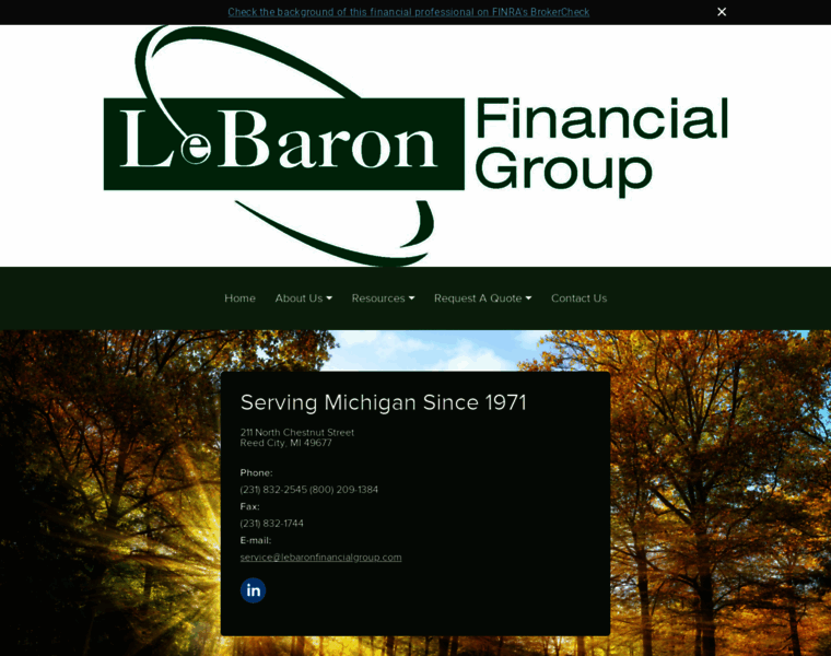 Lebaronfinancialgroup.com thumbnail