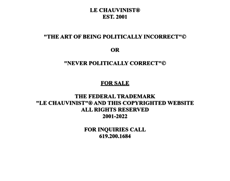 Lechauvinist.com thumbnail Lechauvinist.com thumbnail