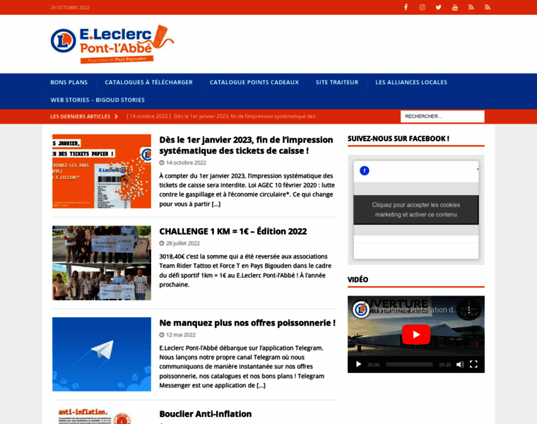 Leclerc-pont-labbe.fr thumbnail