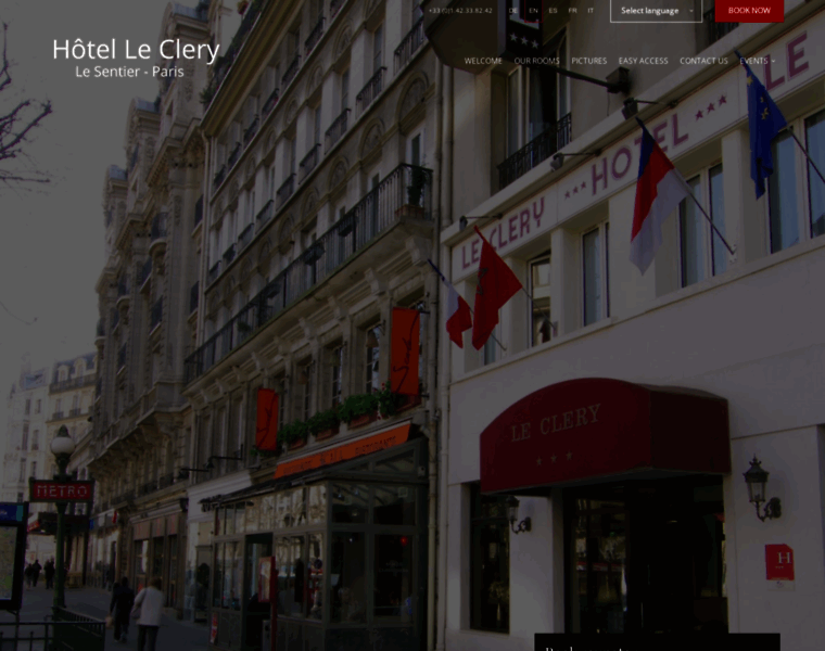 Leclery-hotel-paris.com thumbnail