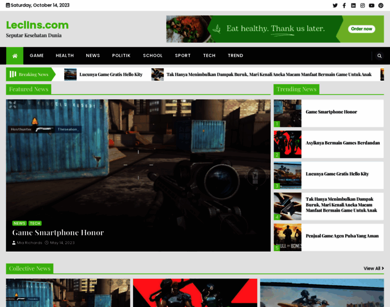 Leclins.com thumbnail