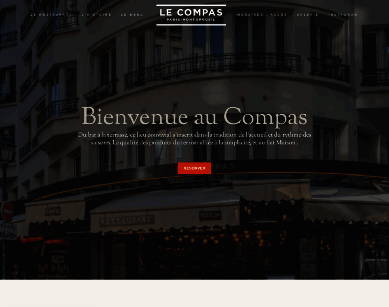 Lecompas-restaurant.com thumbnail