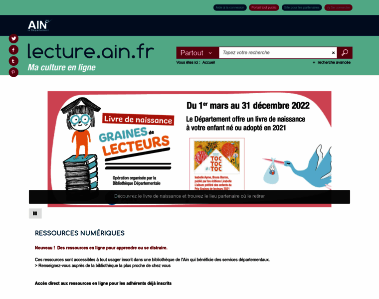 Lecture.ain.fr thumbnail