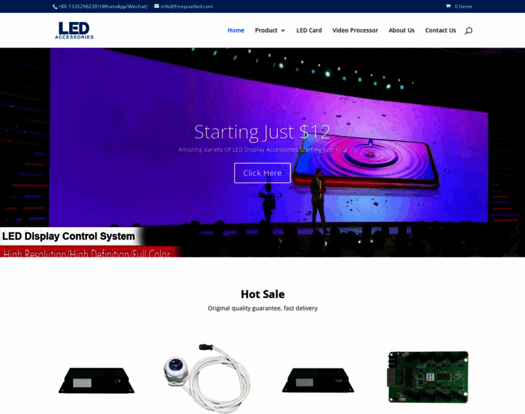Led-display-accessories.com thumbnail