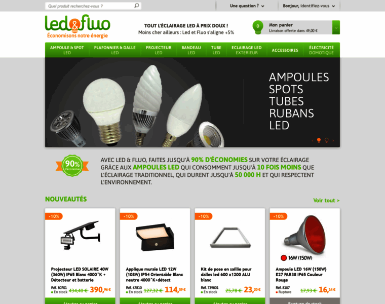 Led-et-fluo.fr thumbnail
