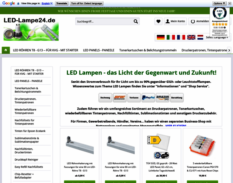 Led-lampe24.de thumbnail