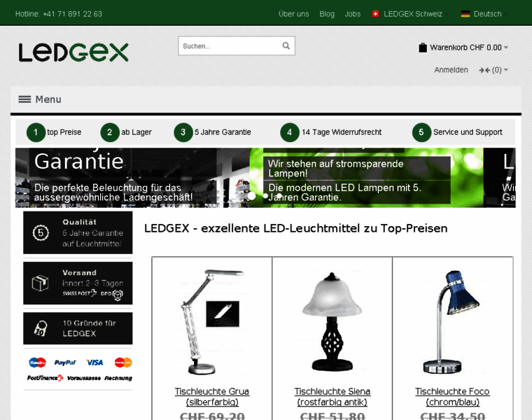 Ledgex.ch thumbnail