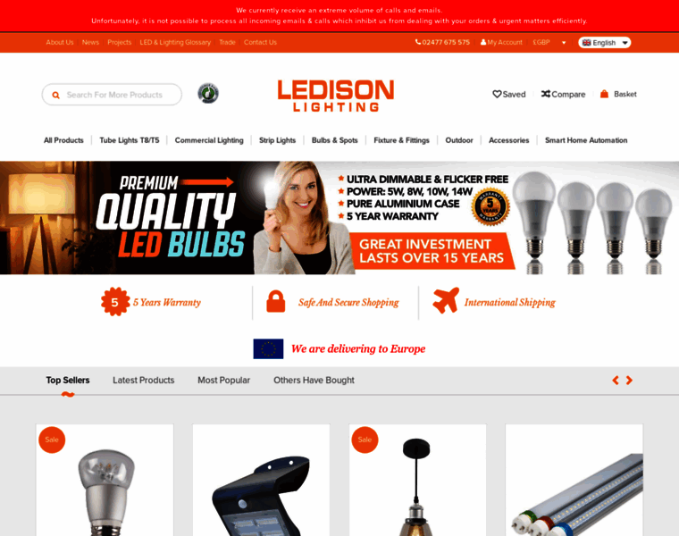Ledison-led-lights.co.uk thumbnail
