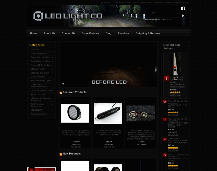 Ledlightco.com.au thumbnail
