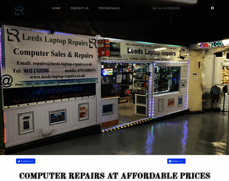 Leeds-laptop-repairs.co.uk thumbnail