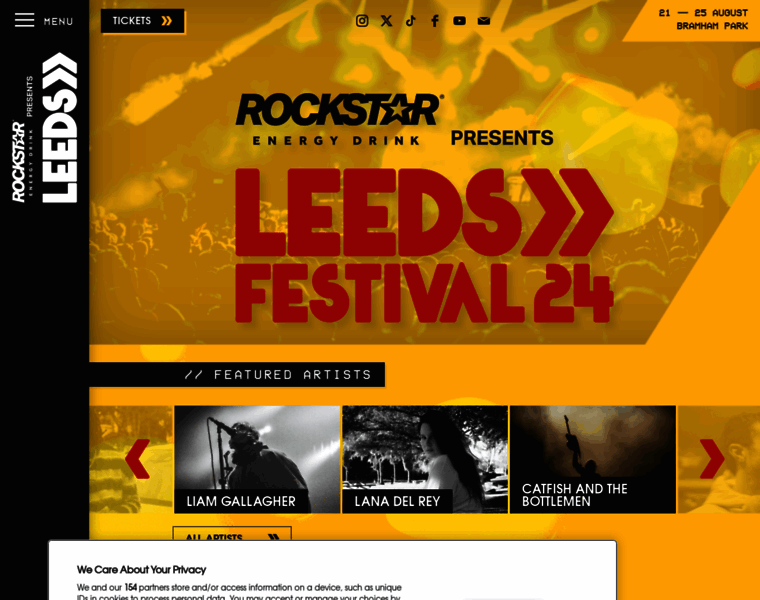 Leedsfestival.com thumbnail
