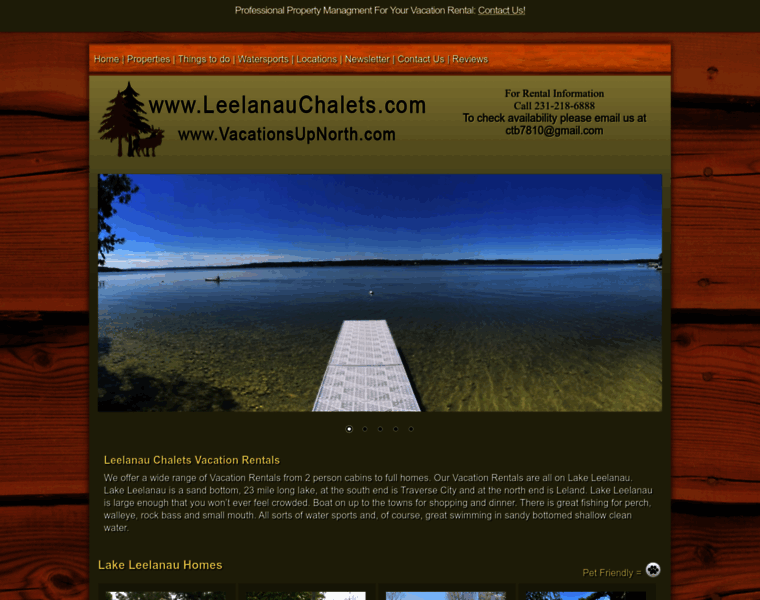 Leelanauchalets.com thumbnail