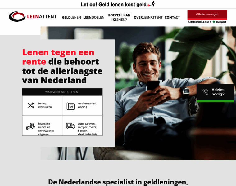 Leenattent.nl thumbnail