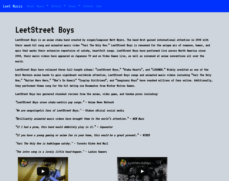 Leetstreetboys.com thumbnail