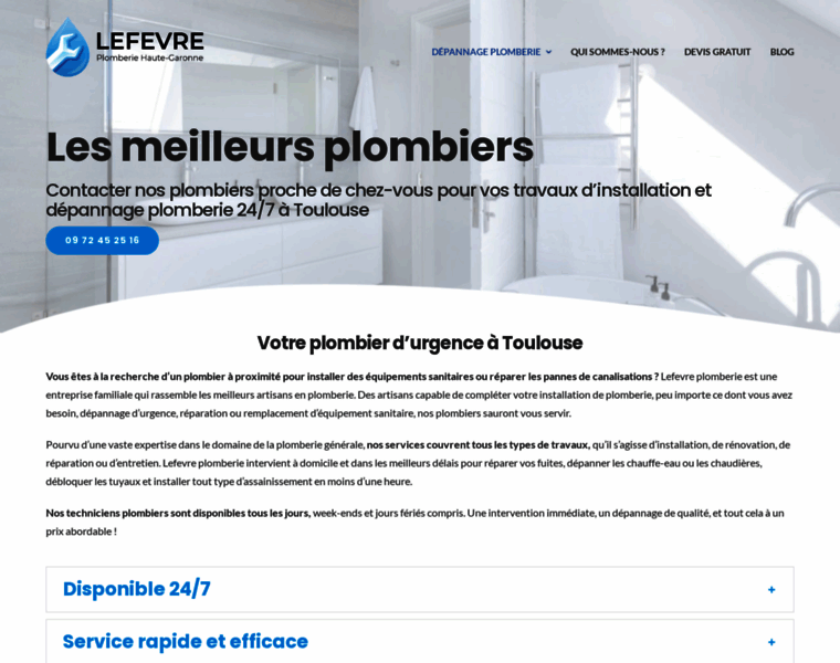 Lefevre-plomberie.fr thumbnail
