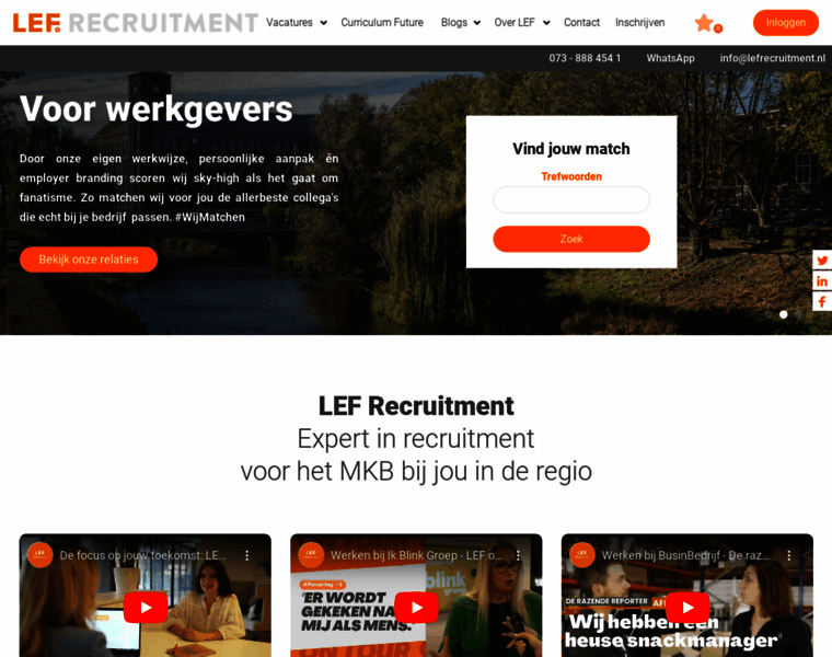 Lefrecruitment.nl thumbnail