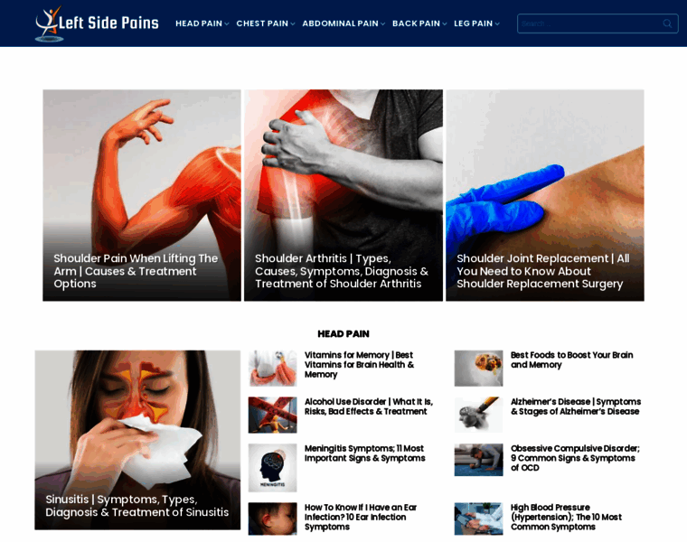 Leftsidepains.com thumbnail Leftsidepains.com thumbnail