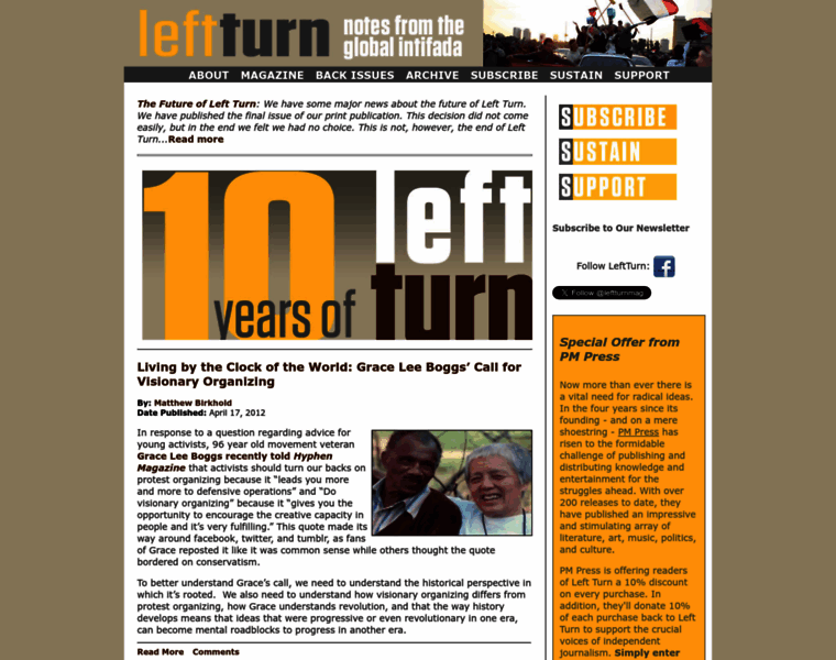 Leftturn.org thumbnail