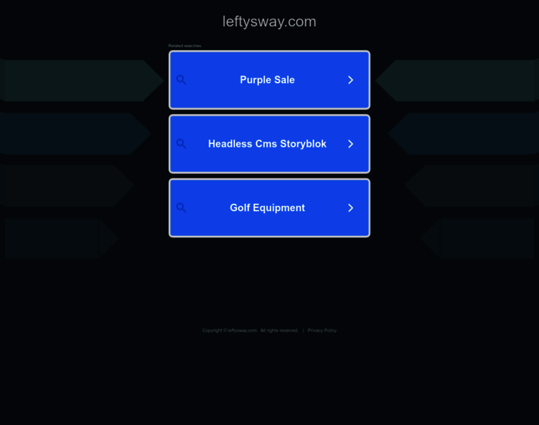 Leftysway.com thumbnail