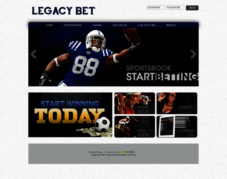 Legacybet.com thumbnail