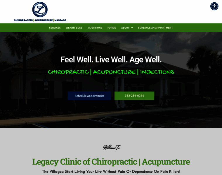 Legacyclinicofchiropractic.com thumbnail