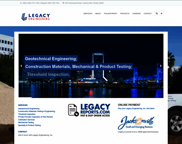 Legacyengineering.com thumbnail