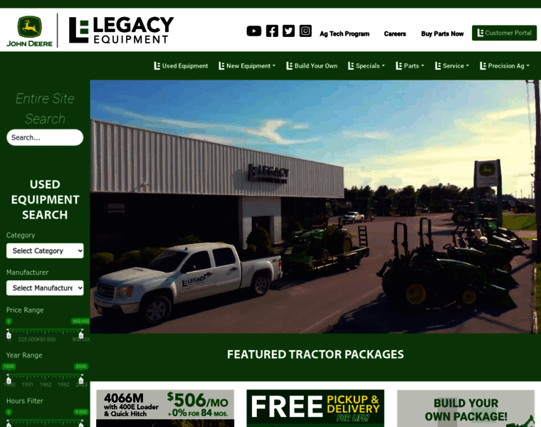 Legacyequipment.com thumbnail