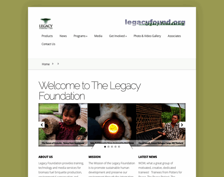 Legacyfound.org thumbnail
