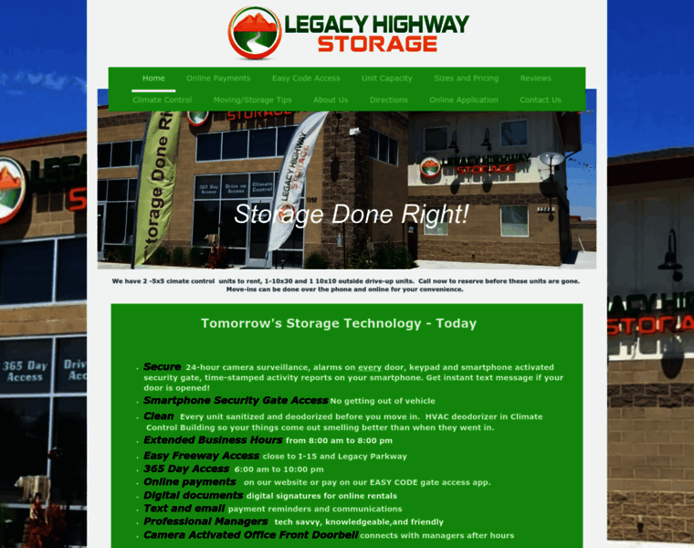 Legacyhighwaystorage.com thumbnail