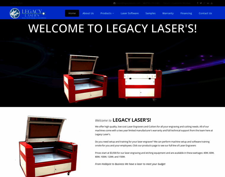 Legacylasers.com thumbnail