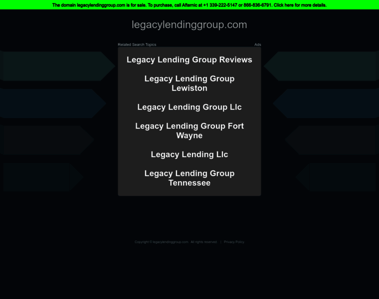 Legacylendinggroup.com thumbnail