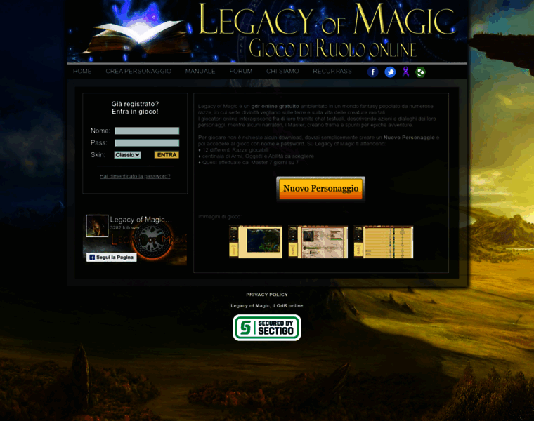 Legacyofmagic.com thumbnail