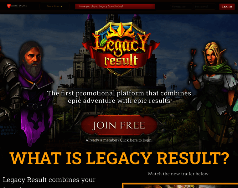Legacyresult.com thumbnail