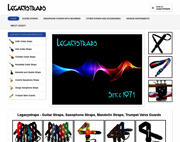 Legacystraps.com thumbnail