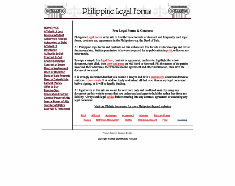 Legal-forms.philsite.net thumbnail