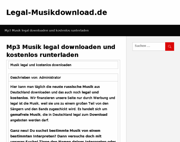 Legal-musikdownload.de thumbnail