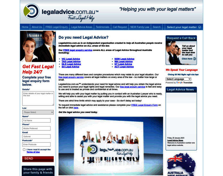 Legaladvice.com.au thumbnail