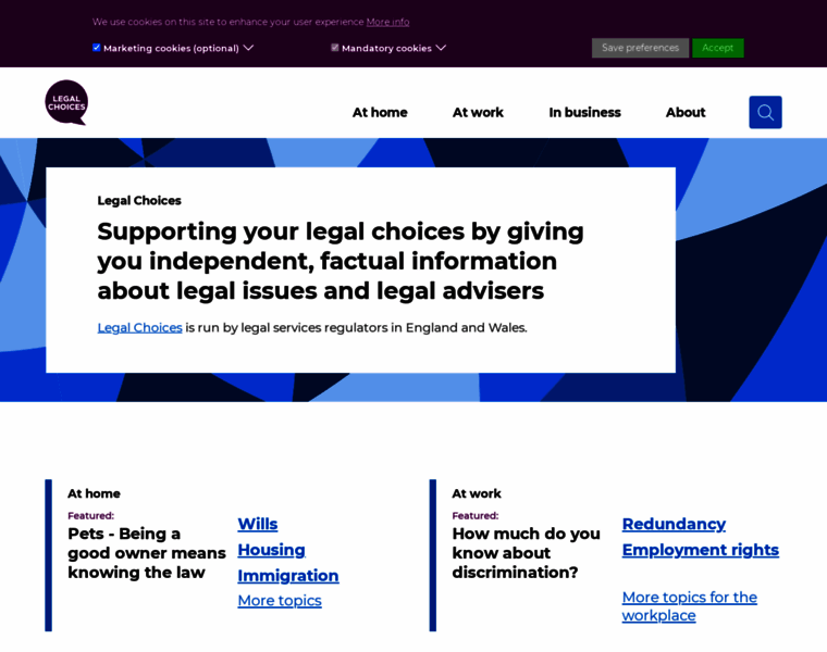 Legalchoices.org.uk thumbnail