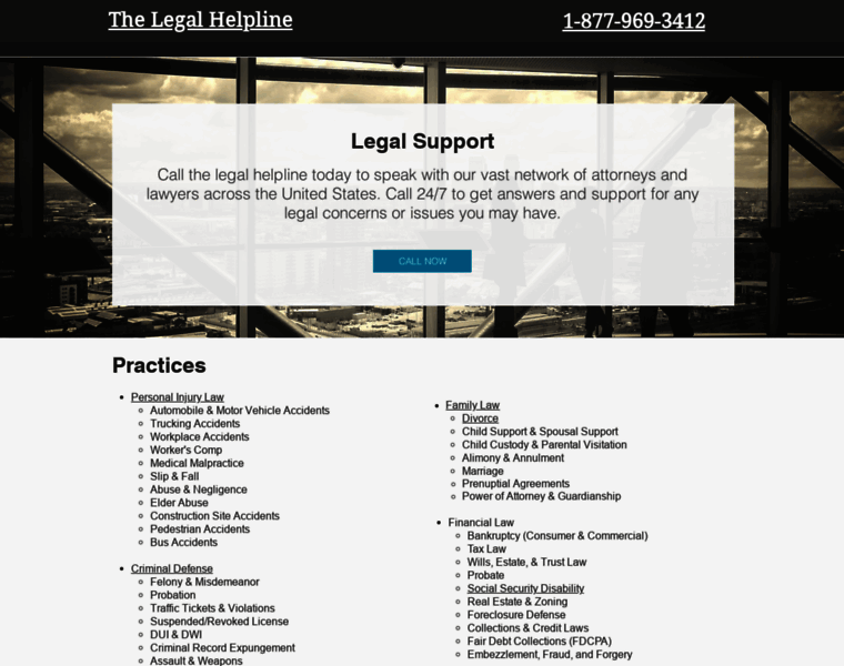 Legalhelpline.info thumbnail