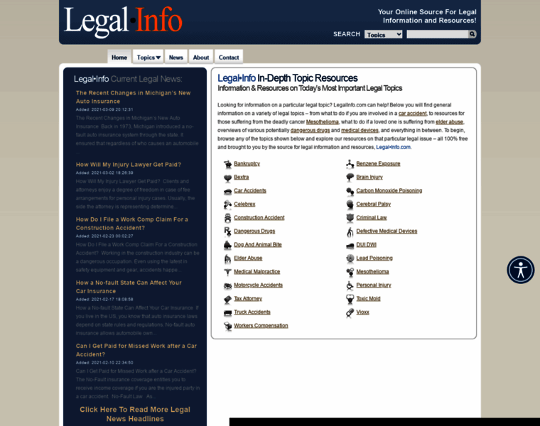 Legalinfo.com thumbnail