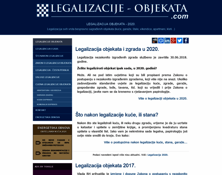 Legalizacije-objekata.com thumbnail