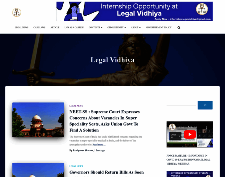 Legalvidhiya.com thumbnail