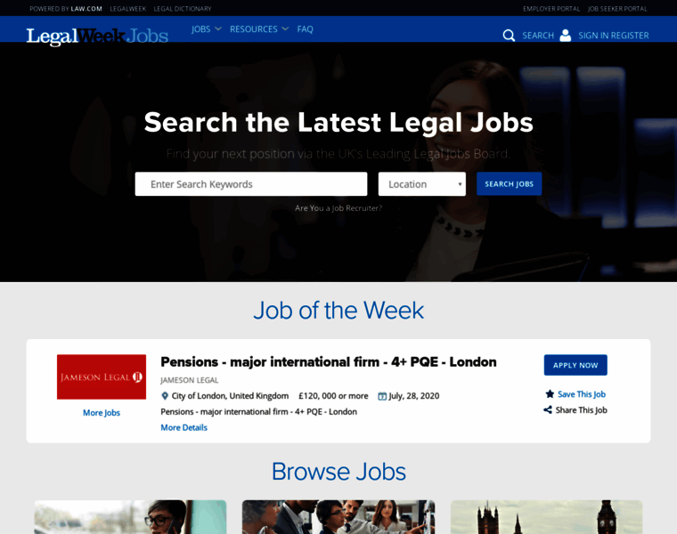 Legalweekjobs.com thumbnail