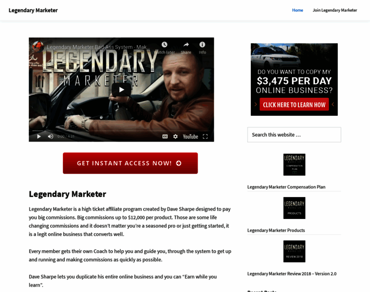 Legendarymarketer.info thumbnail